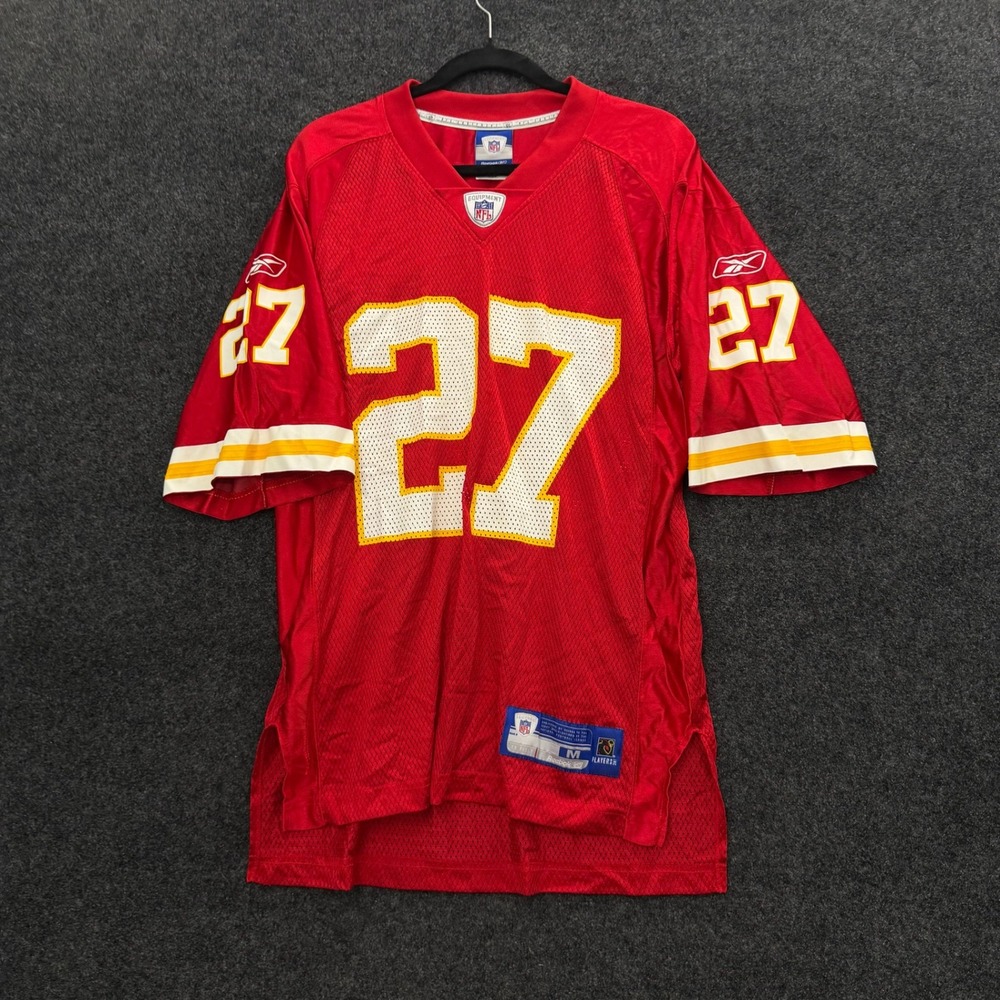 Vintage Reebok NFL Kansas City Chiefs Larry Johnson 27 Jersey Mens Medium Red